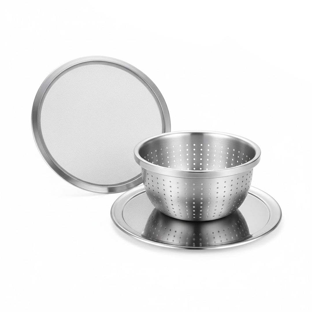 SOGA Pizza Pan, Baking Tray & Colander Bundle bakeware for SueChef kitchenware