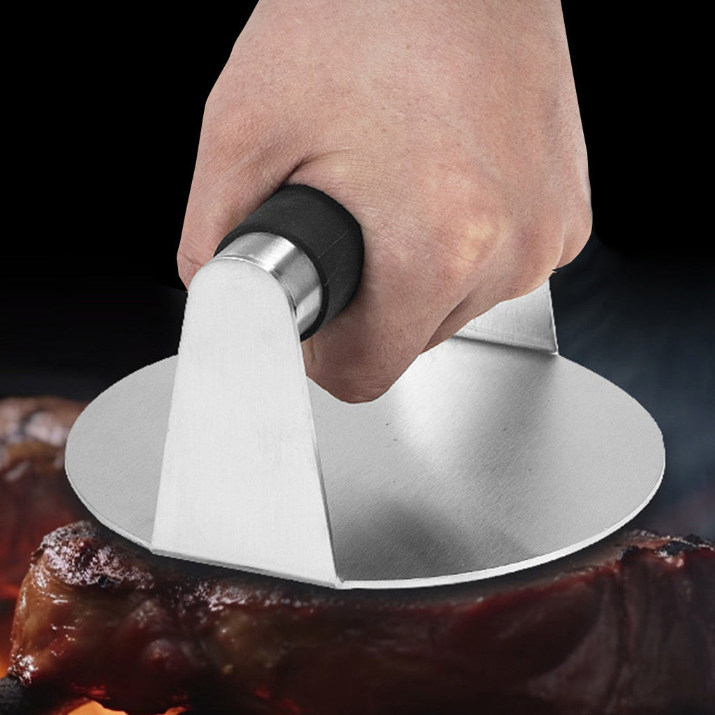 SOGA Stainless Steel Burger Press bbq tools for SueChef kitchenware