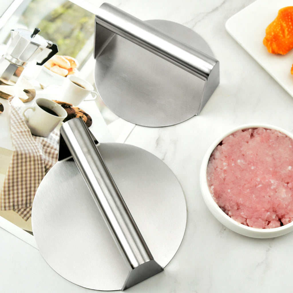 SOGA Stainless Steel Burger Press bbq tools for SueChef kitchenware
