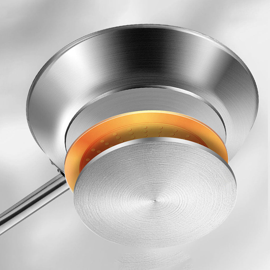 SOGA Stainless Steel Saucepan with Glass Lid – 30cm saucepans for SueChef kitchenware
