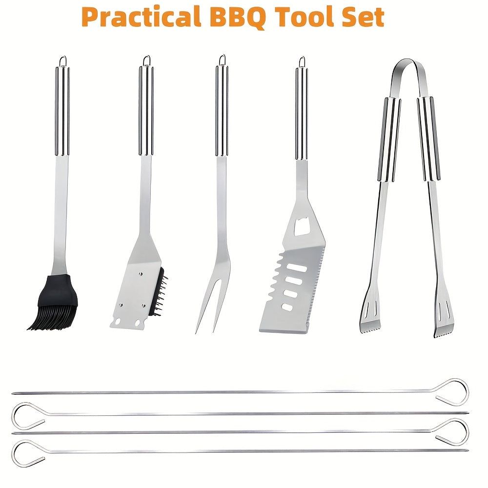 Stainless Steel BBQ Tool Set – 10 Piece bbq tools for SueChef kitchenware