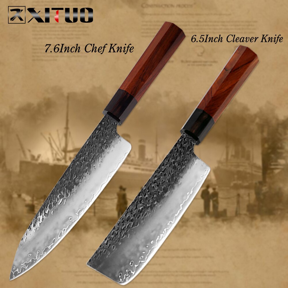 Three-Layer Steel Kitchen Knife