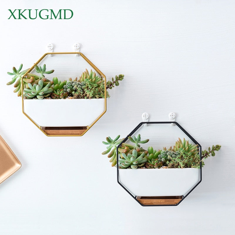 White Ceramic Wall Hanging Planter product image | SueChef