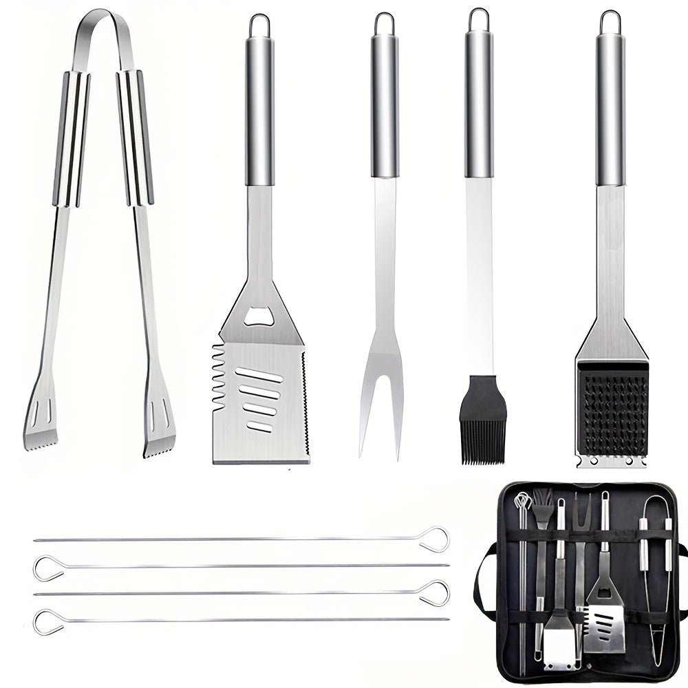 Stainless Steel BBQ Tool Set – 10 Piece bbq tools for SueChef kitchenware