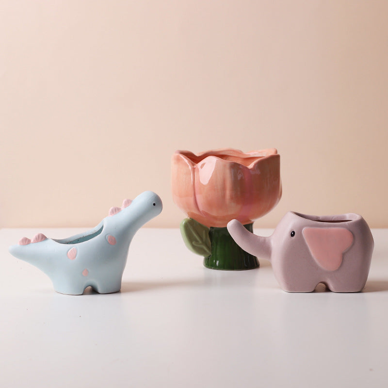 Ceramic Succulent Plant Pots for SueChef kitchenware