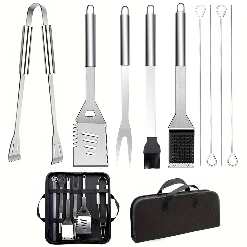 Stainless Steel BBQ Tool Set – 10 Piece bbq tools for SueChef kitchenware