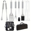 Stainless Steel BBQ Tool Set – 10 Piece bbq tools for SueChef kitchenware