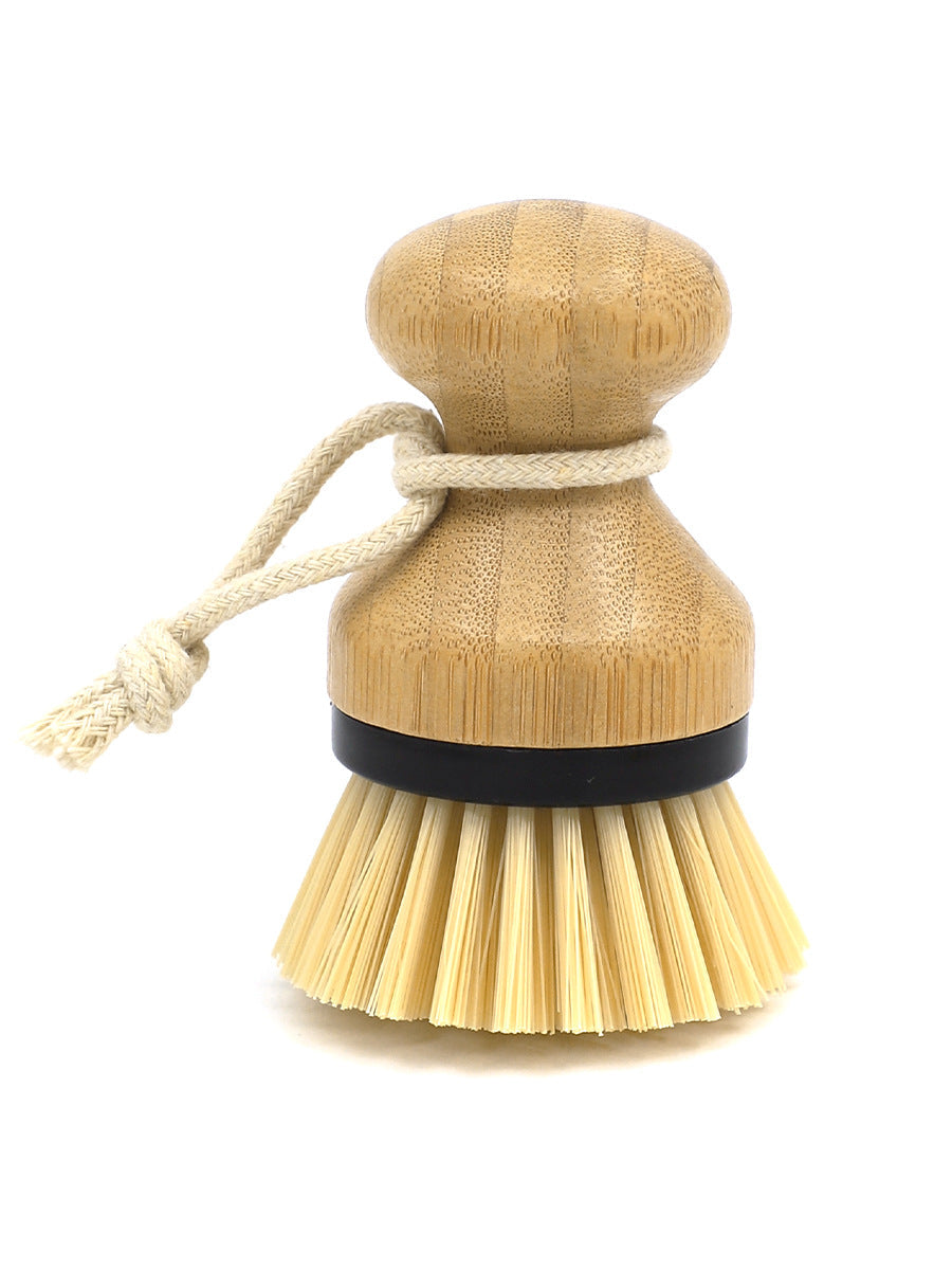 Bamboo Palm Dish Brush Scrubber cleaning brushes for SueChef kitchenware