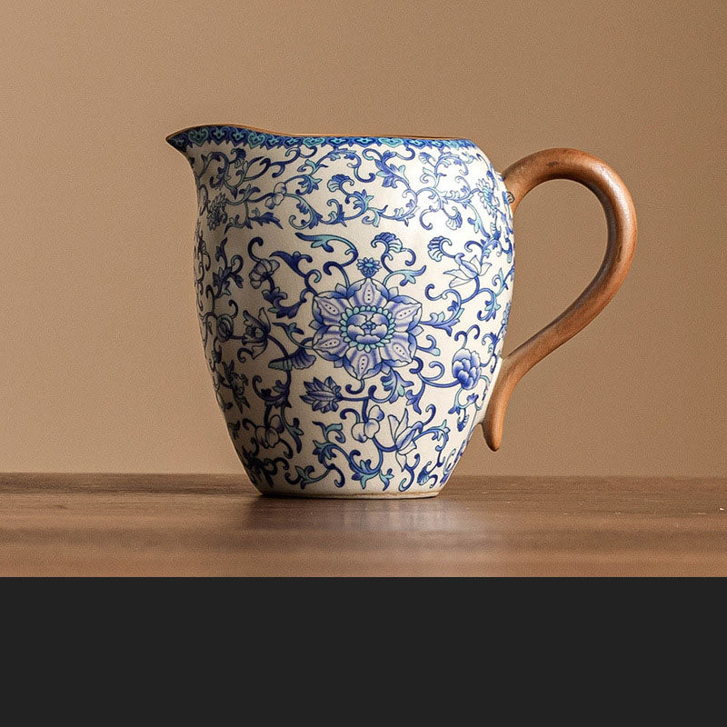 Blue and White Ceramic Kung Fu Tea Set tea & coffee for SueChef kitchenware