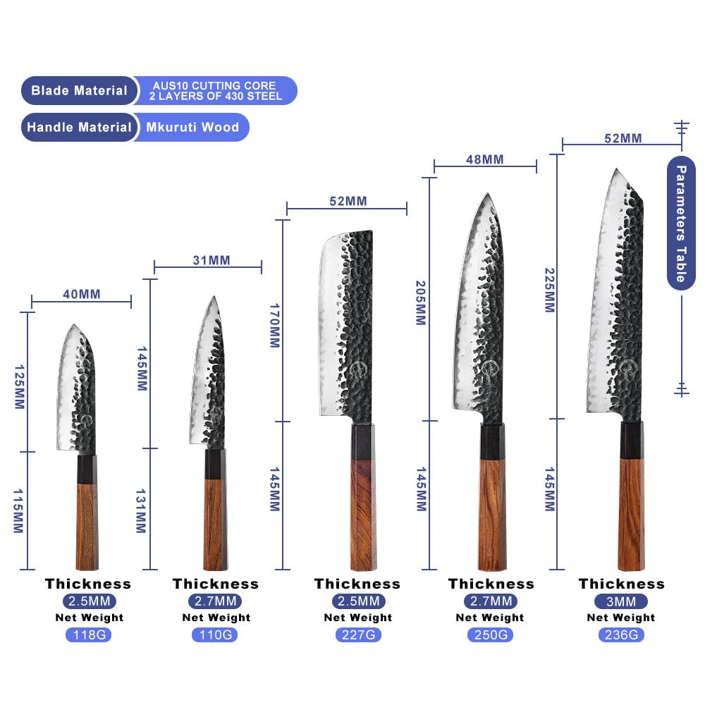 Japanese AUS-10 Kitchen Knife
