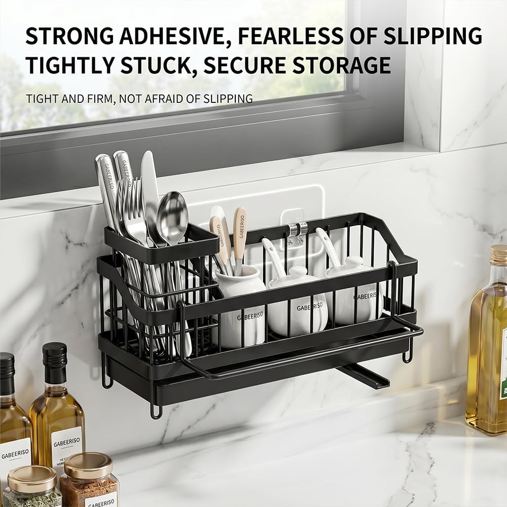 Sink Caddy, Rustproof Kitchen Storage Organizer