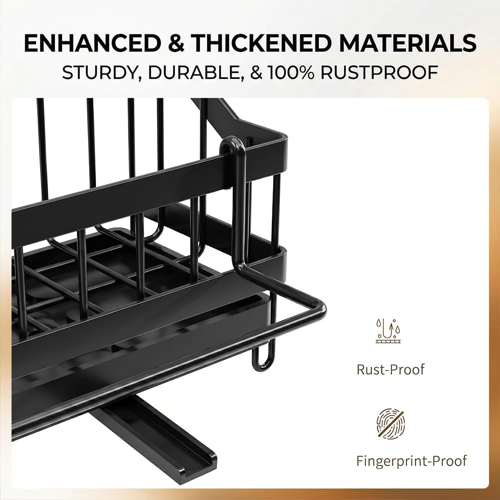 Sink Caddy, Rustproof Kitchen Storage Organizer