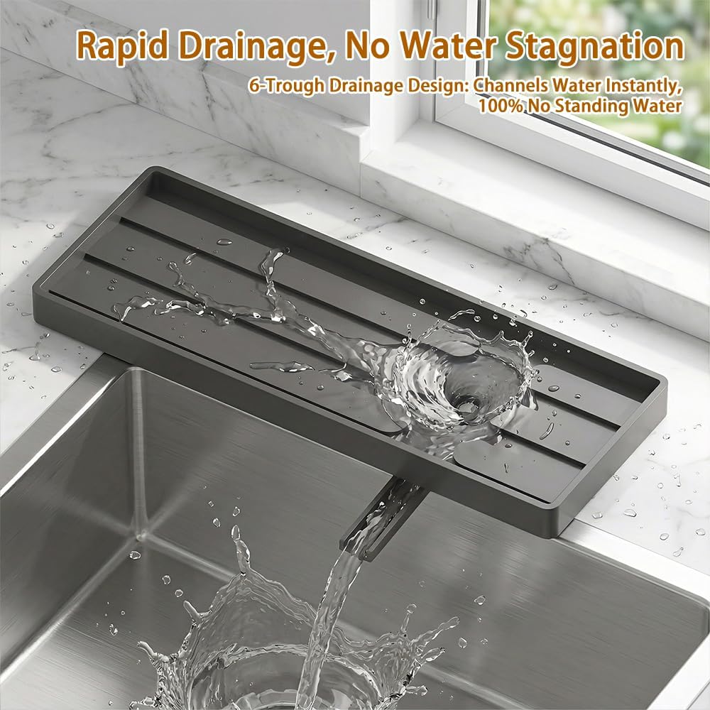 Sink Caddy, Rustproof Kitchen Storage Organizer