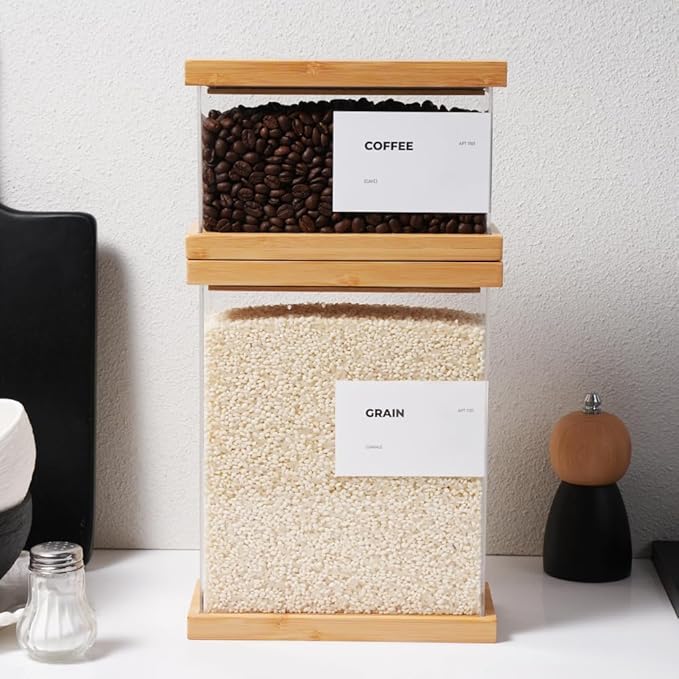 Bamboo Pantry Container – 2.4L