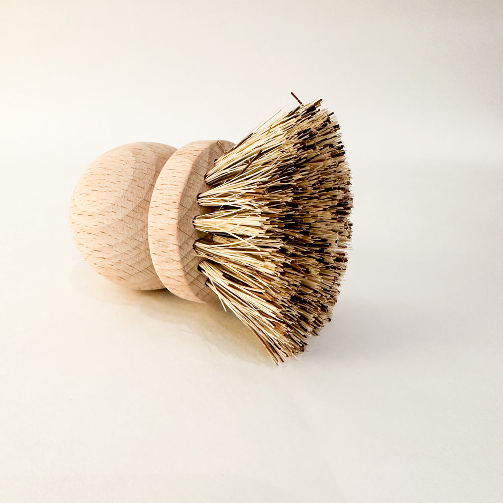 Rustic Kitchen Pot Brushes with Natural Bristles