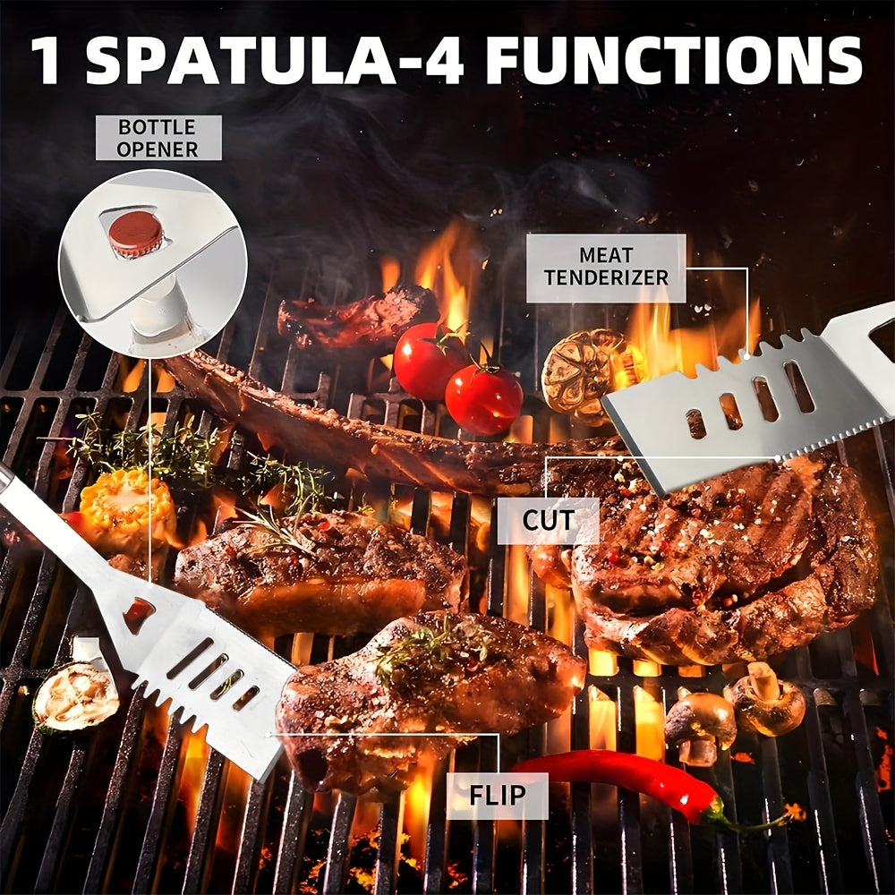 Stainless Steel BBQ Tool Set – 10 Piece bbq tools for SueChef kitchenware