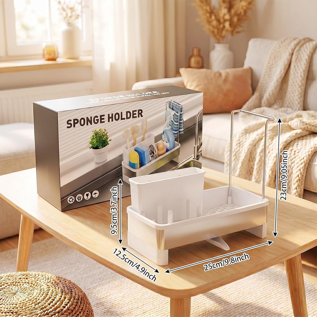 Sink Caddy, Rustproof Kitchen Storage Organizer