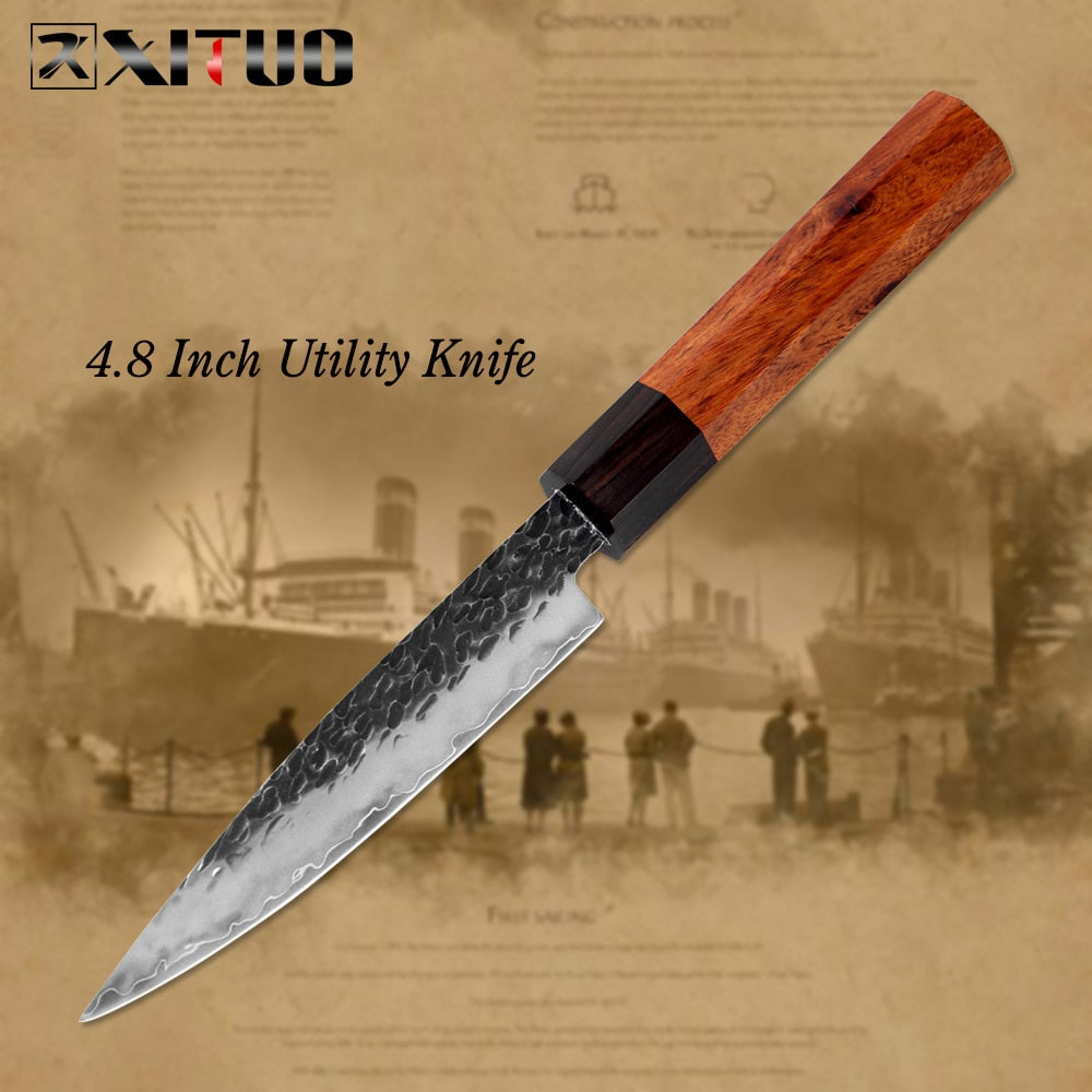 Three-Layer Steel Kitchen Knife