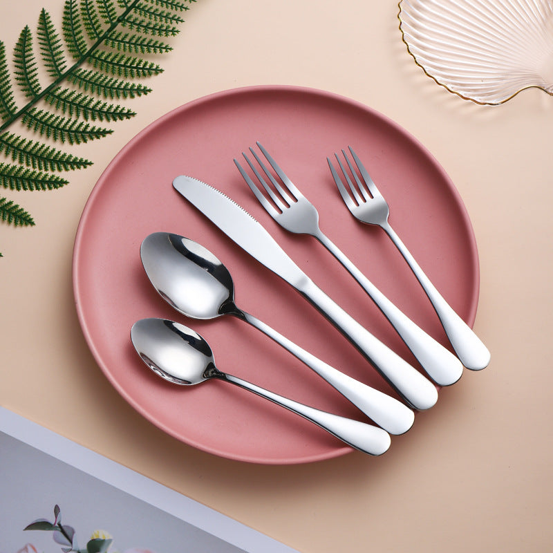 Gold-Plated Stainless Steel Cutlery Gift Box Set Color Stainless Steel Knife Fork And Spoon 16-Piece Set 20-Piece Set