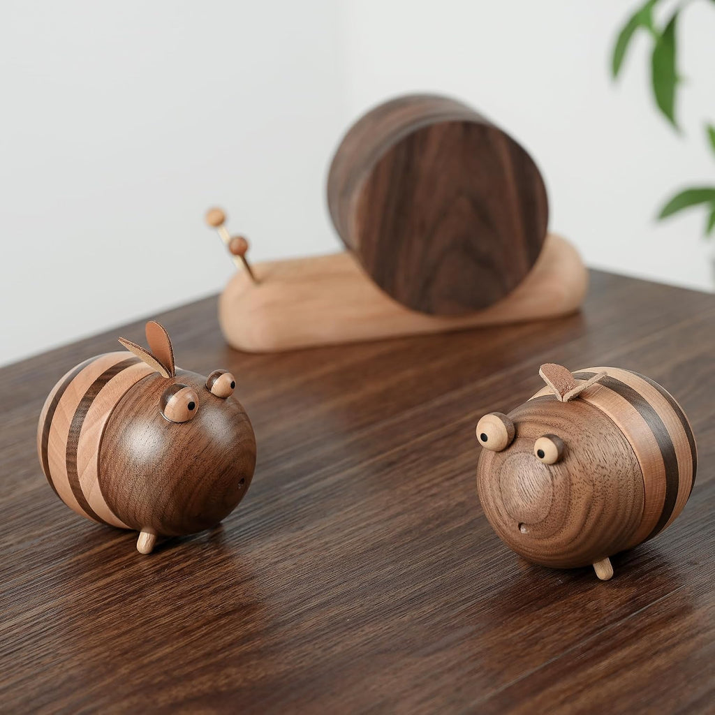 Bee Toothpick Holder Dispenser - Unique Kitchen Gadgets for Home Decor and Gifts, Cute Kitchen Accessories Bee Decor - Includes 150 Pcs Toothpicks