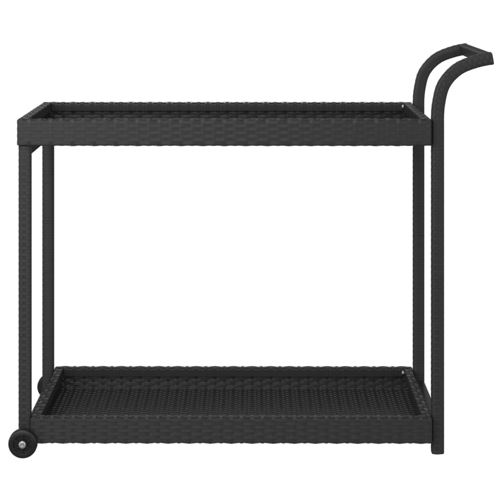 Bar Cart – Black, 100 × 45 × 83cm