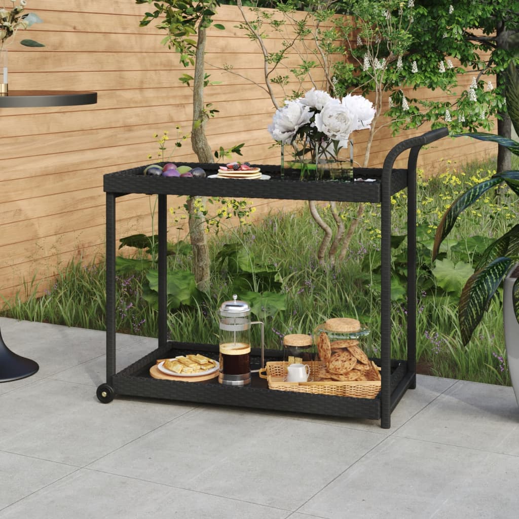 Bar Cart – Black, 100 × 45 × 83cm