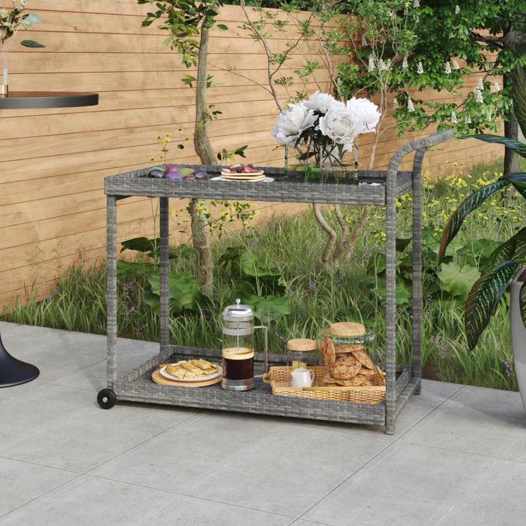 Bar Cart – Grey, 100 × 45 × 83cm