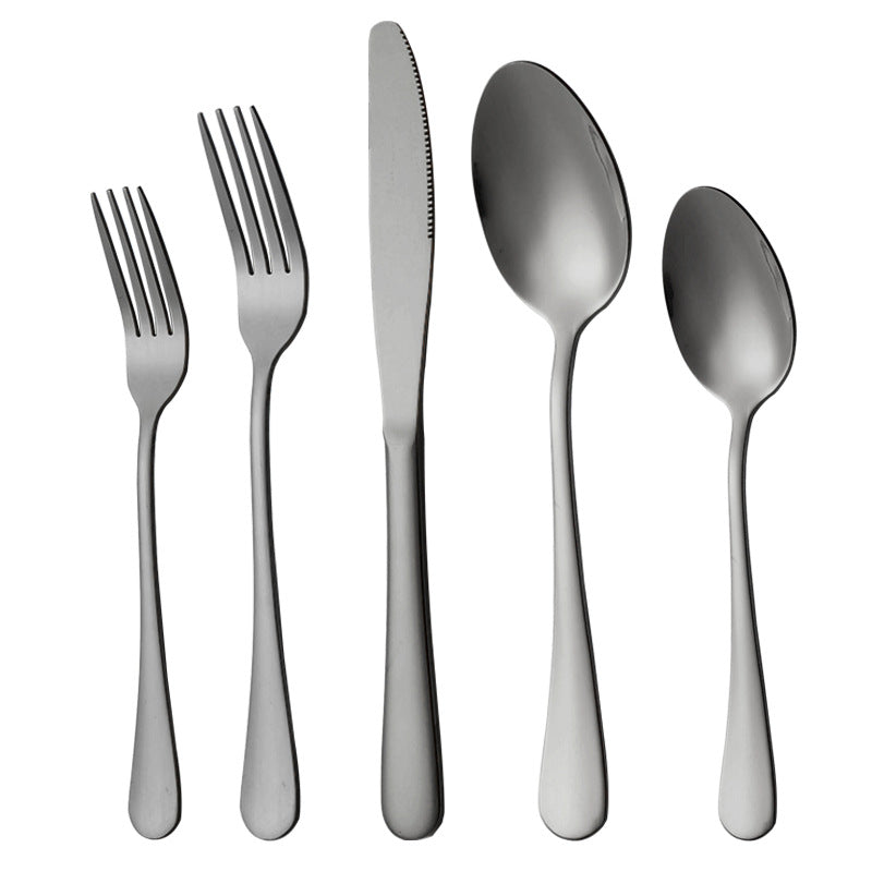 Gold-Plated Stainless Steel Cutlery Set
