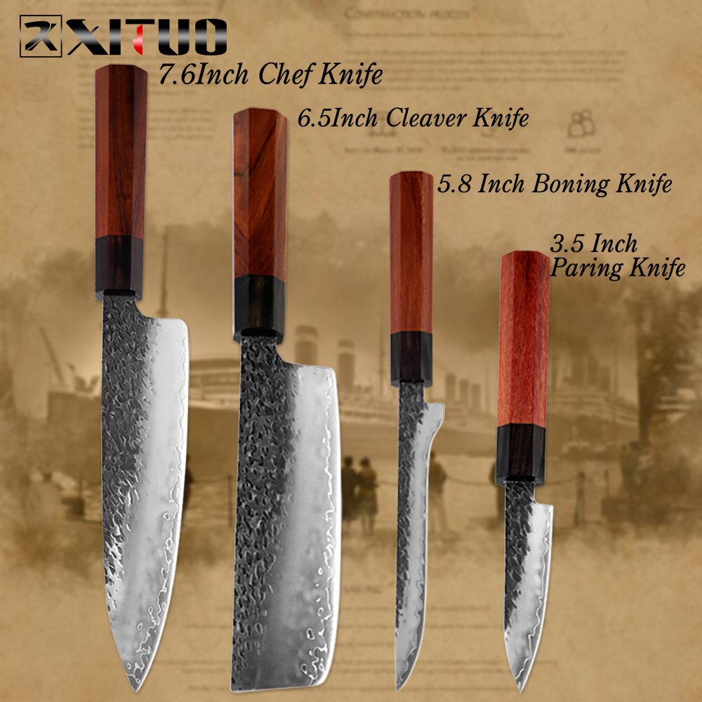 Three-Layer Steel Kitchen Knife