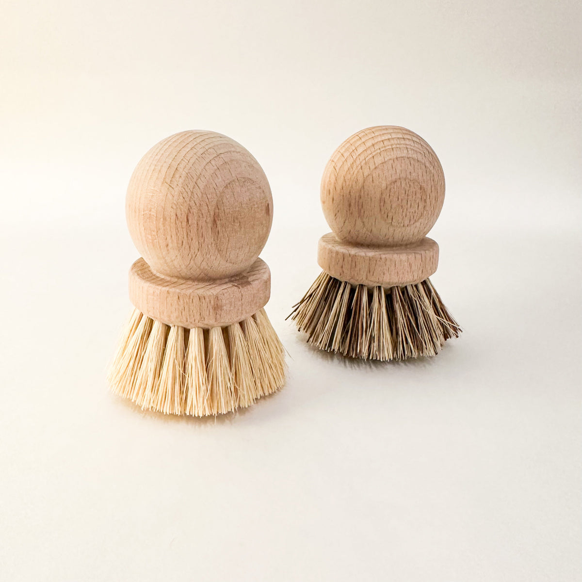 Rustic Kitchen Pot Brushes with Natural Bristles