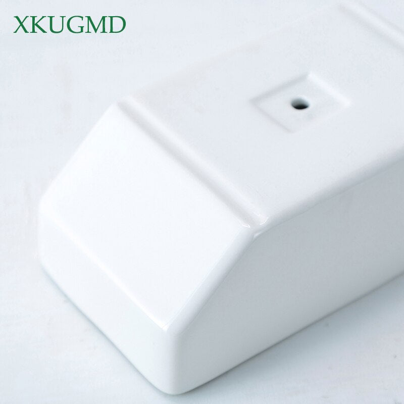 White Ceramic Wall Hanging Planter plant pots for SueChef kitchenware