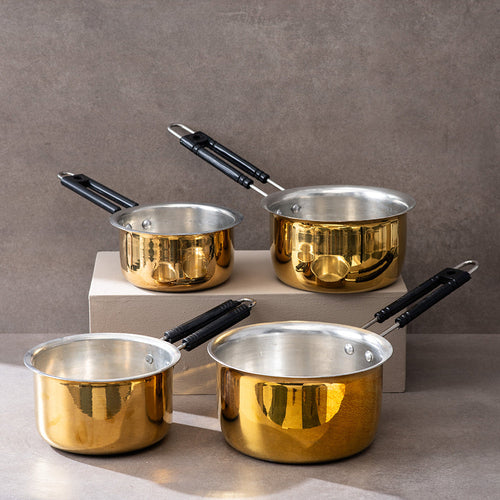 Handcrafted Brass Saucepan – Sustainable & Durable Cookware for