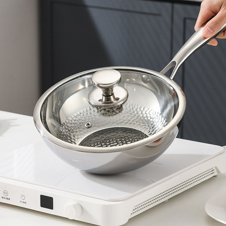316 Stainless Steel Deep Frying Pan frying pans for SueChef kitchenware