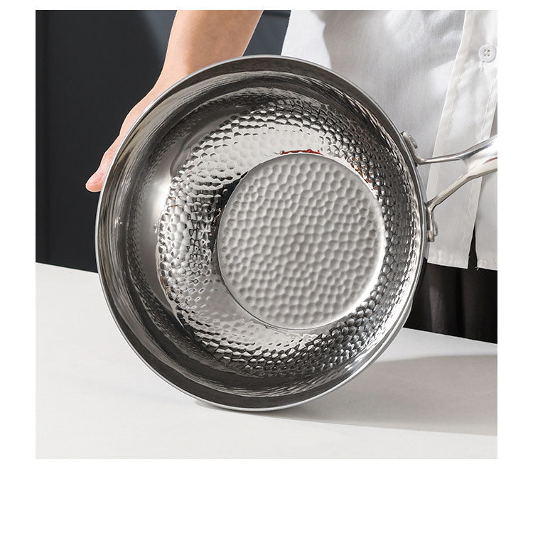 316 Stainless Steel Deep Frying Pan product image | SueChef