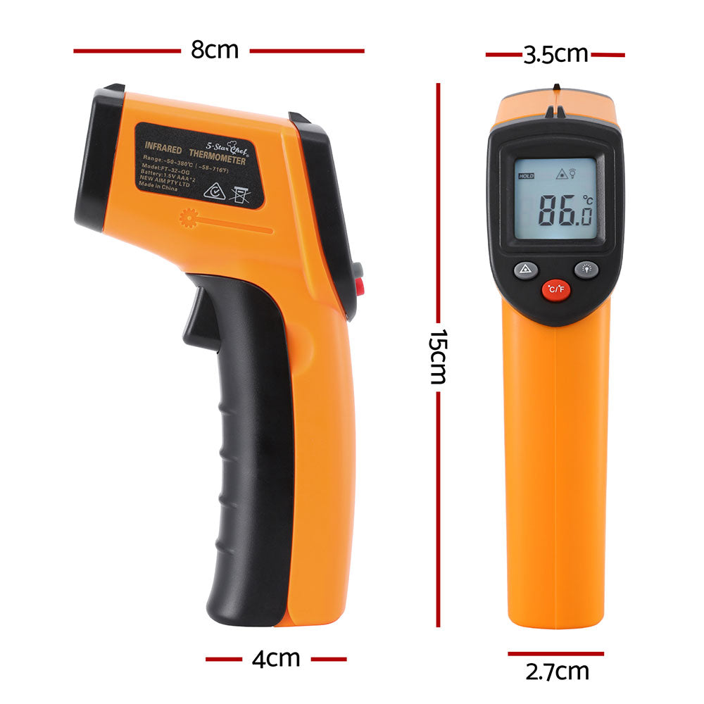 Laser Food Thermometer – BBQ & Pizza