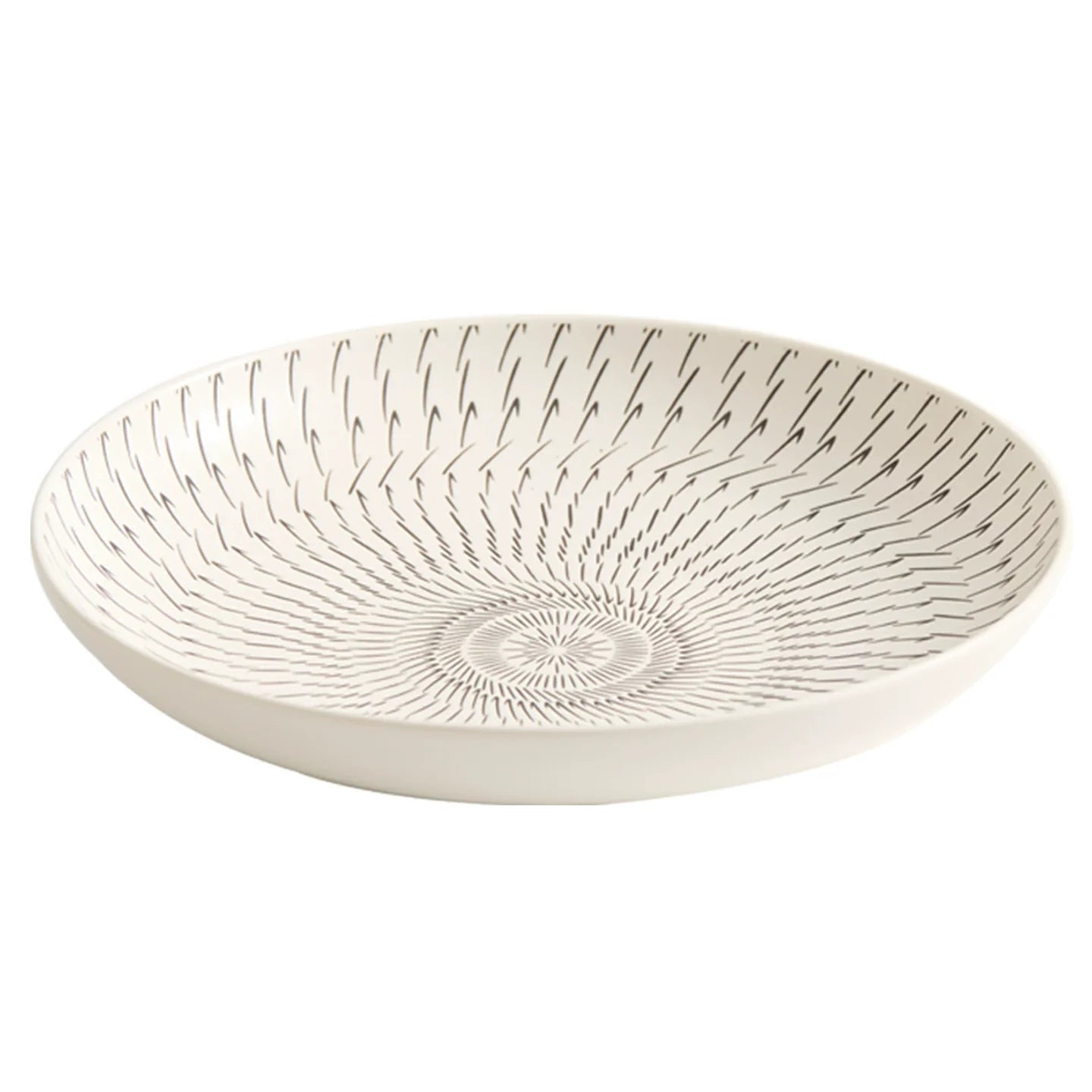 Japanese-Style Ceramic Dinner Plate