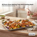 Kitchee Baking Tray & Cooling Rack Set – 4 Piece bakeware for SueChef kitchenware
