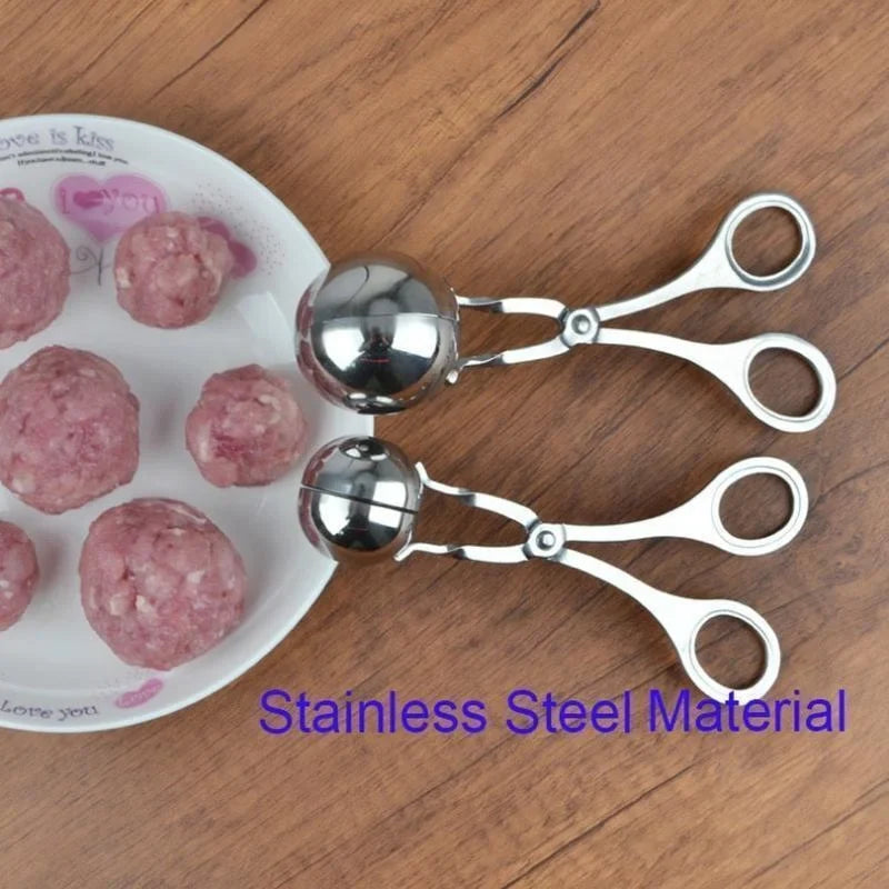 Stainless Steel Meatball Maker – Non-Stick Meatball & Rice Ball Shaper