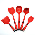 Red Kitchen Utensil Set spatulas for SueChef kitchenware