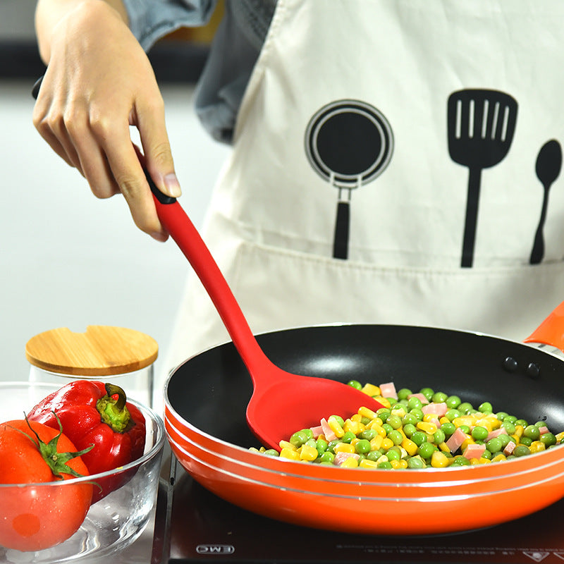 Red Kitchen Utensil Set spatulas for SueChef kitchenware