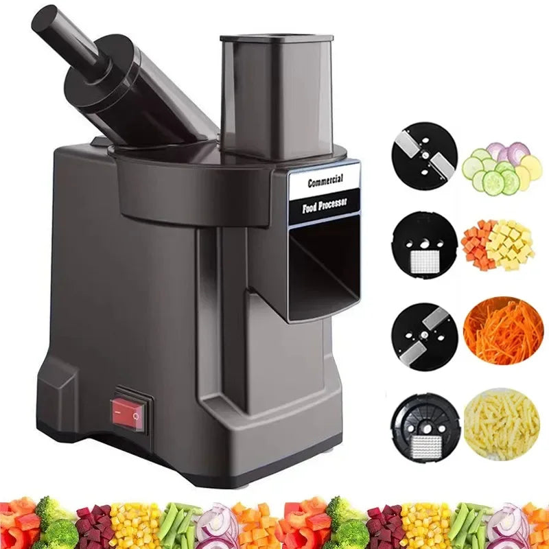 Electric Vegetable Chopper & Slicer Food Processor 220V