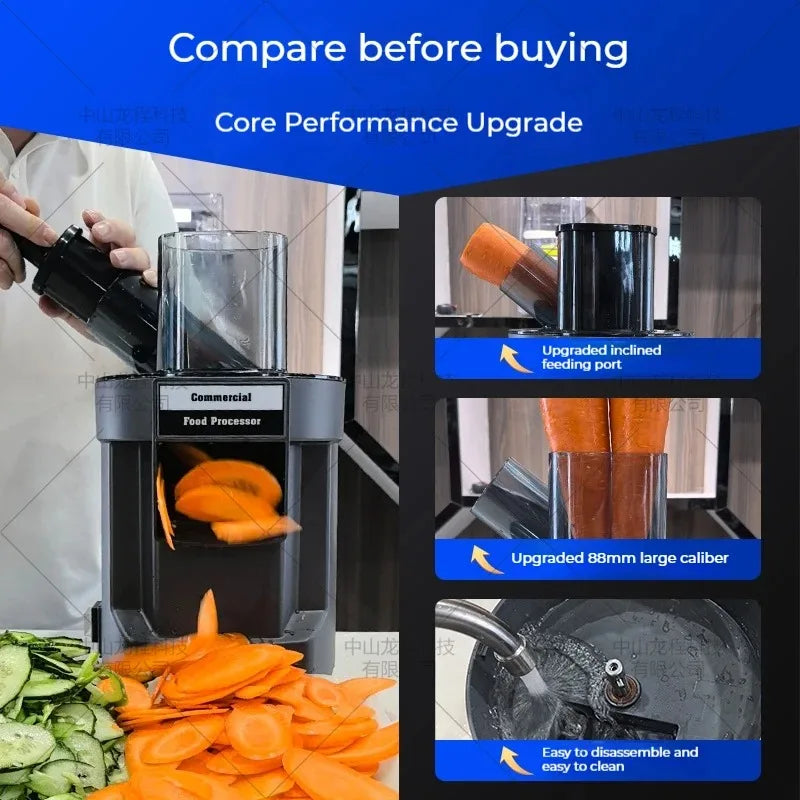 Electric Vegetable Chopper & Slicer Food Processor 220V
