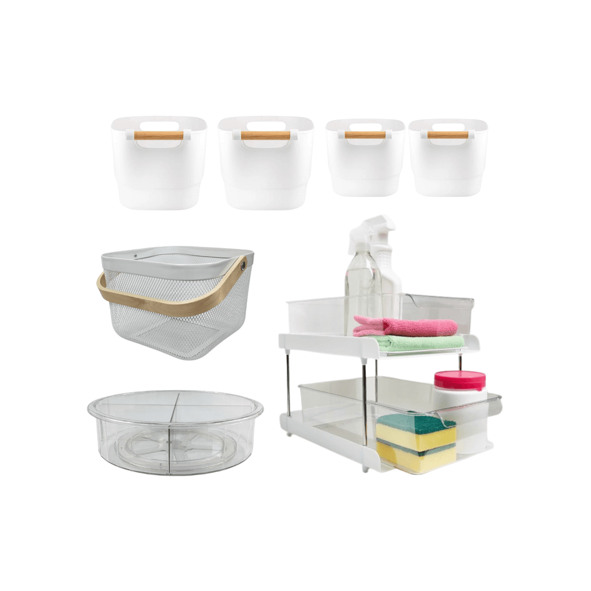 Under Sink Storage Starter Set – 7 Pack