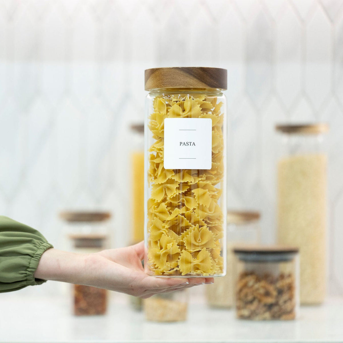 Acacia Signature Pantry Set pantry storage for SueChef kitchenware