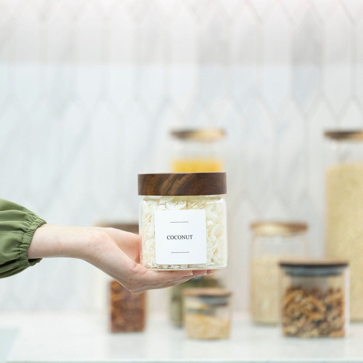 Acacia Signature Pantry Set pantry storage for SueChef kitchenware