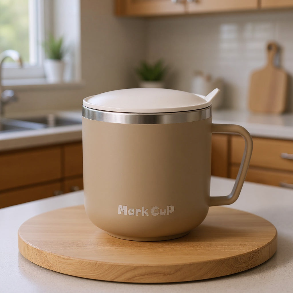 SueChef product image for SueChef Double-Wall 304 Stainless Steel Mug – 400ml