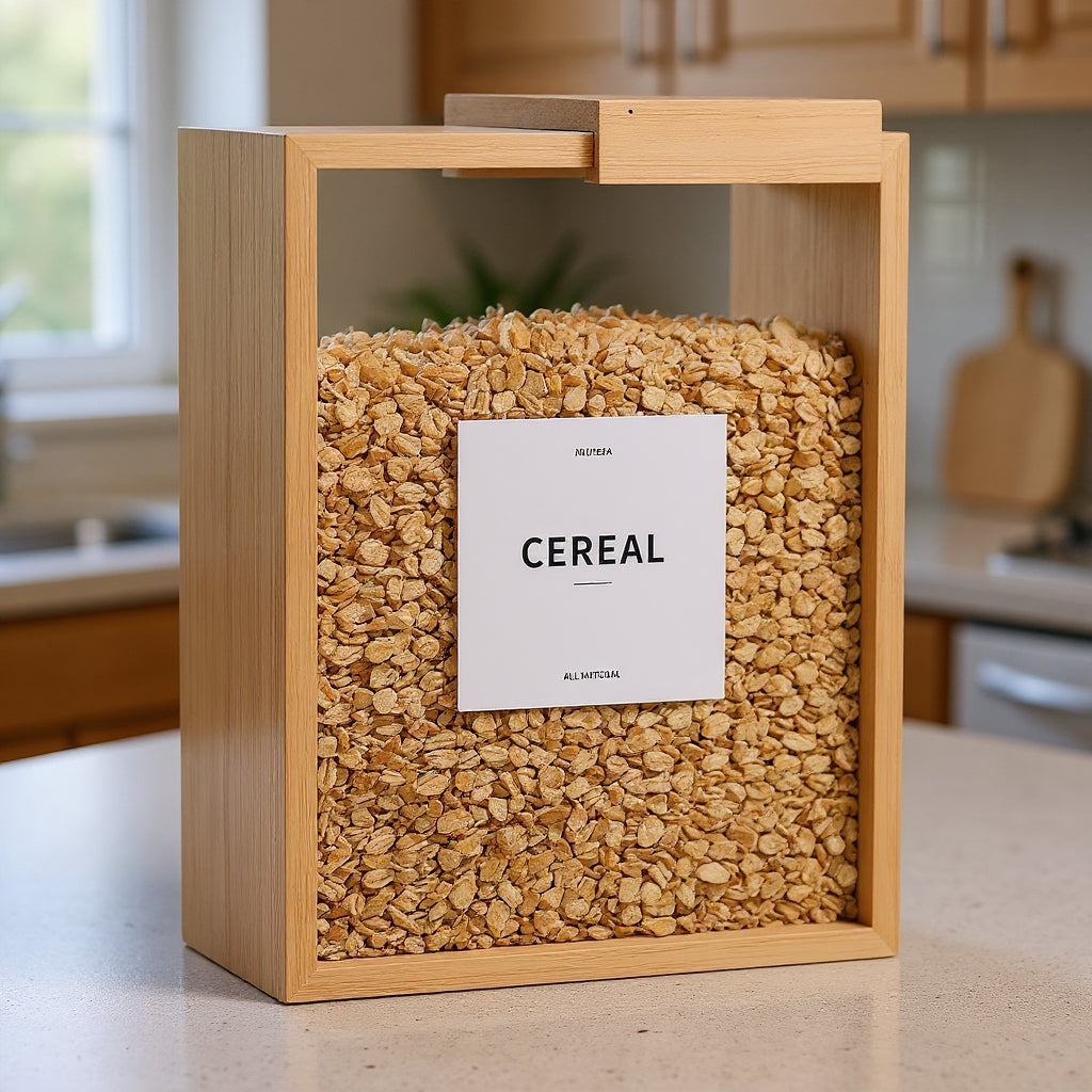 SueChef product image for Bamboo Food Dispenser – 3L