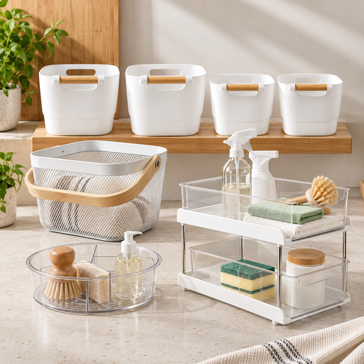 Under Sink Storage Starter Set – 7 Pack