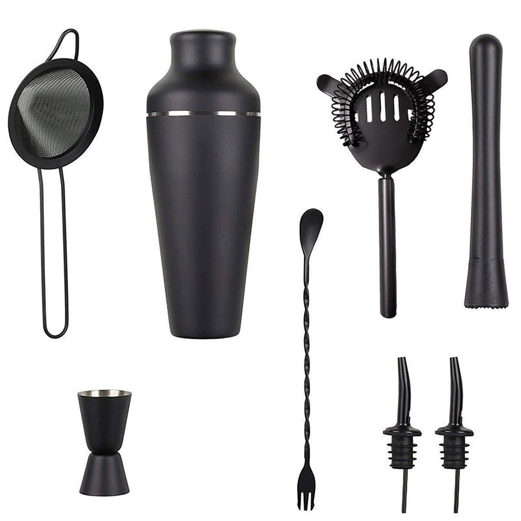 Stainless Steel Cocktail Shaker Set – 8 Piece, 700ml