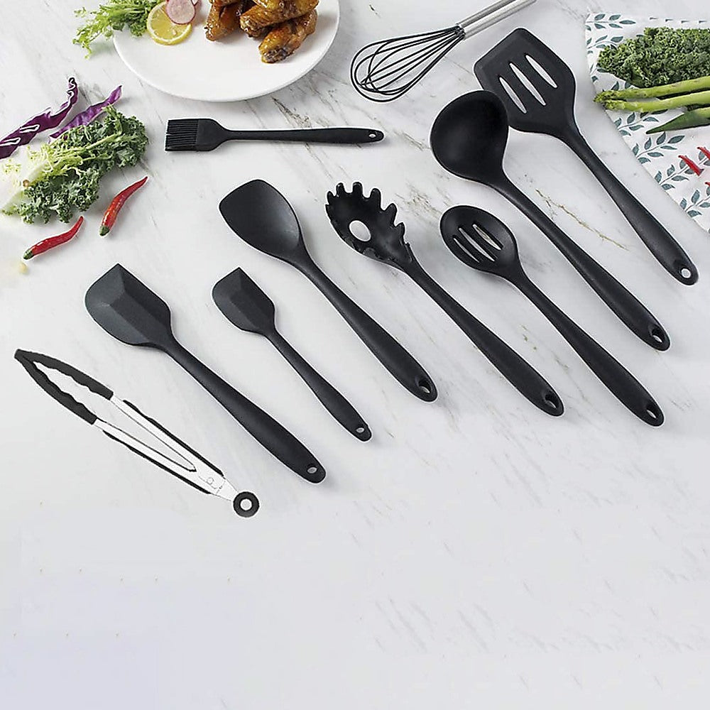 Silicone Kitchen Utensil Set – 11 Piece kitchen utensil sets for SueChef kitchenware